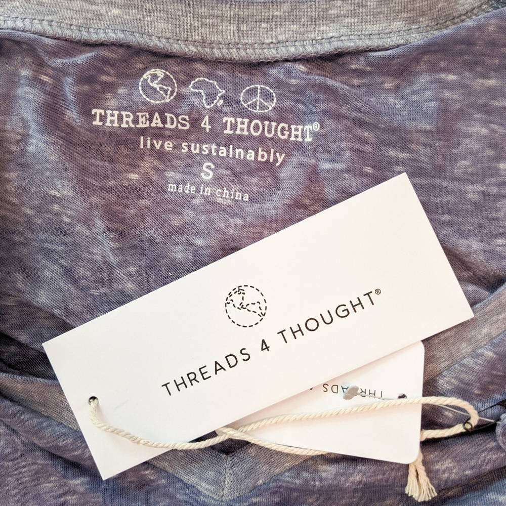 💜LAST 1💜NWT Threads 4 Thought Vintage Wash Tee - Picture 4 of 5